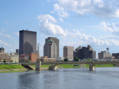 Dayton Ohio Skyline During Day